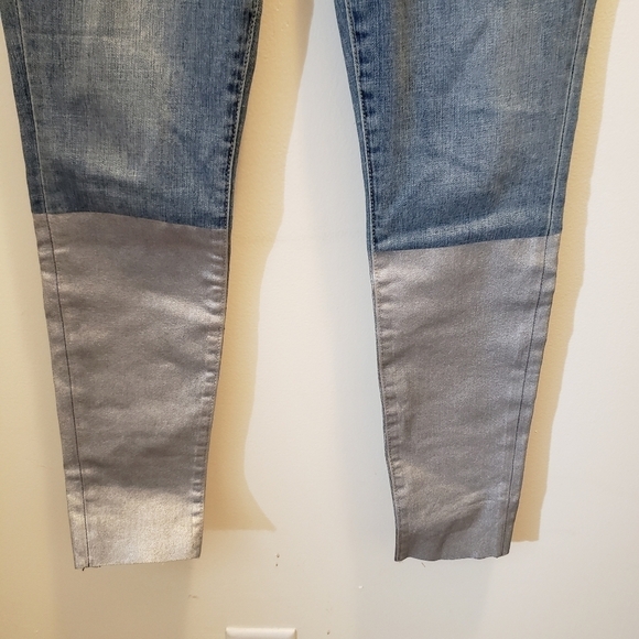 Sam Edelman The Kitten Two Tone Jeans NWT Size 27 - Picture 9 of 13